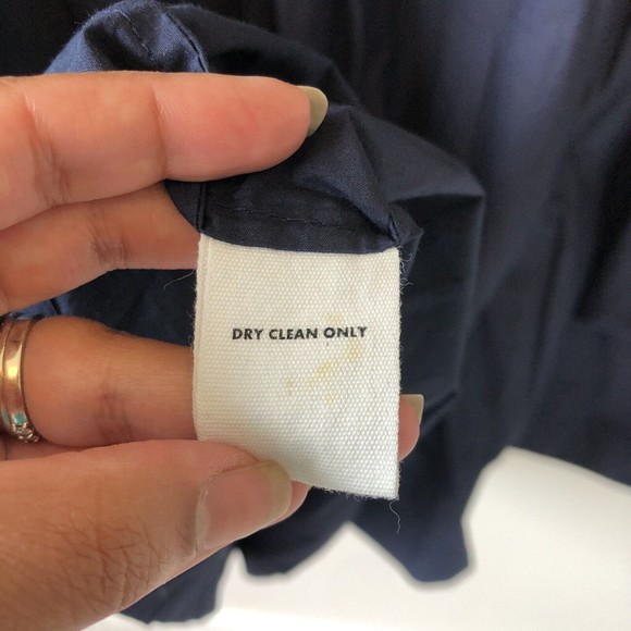 Apiece Apart Aldea Smocked Mini Dress Dipped Shibori Organic Cotton XL NWT’s - Picture 14 of 15